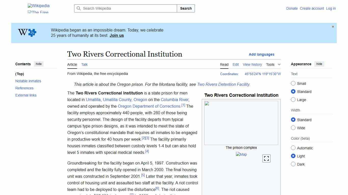Two Rivers Correctional Institution - Wikipedia